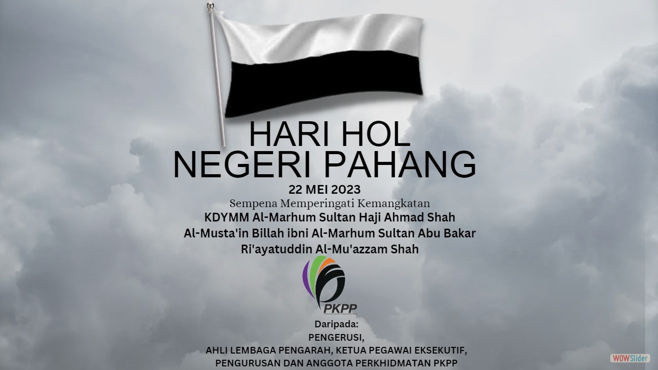 HARI HOL NEGERI PAHANG